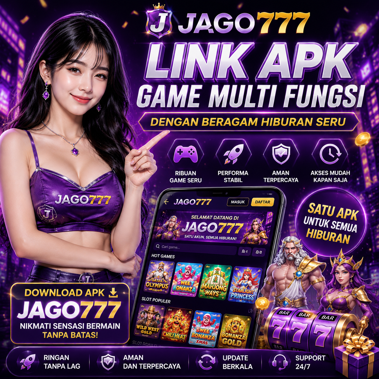 JAGO777 | Link APK Game Multi Fungsi Dengan Beragam Hiburan Seru